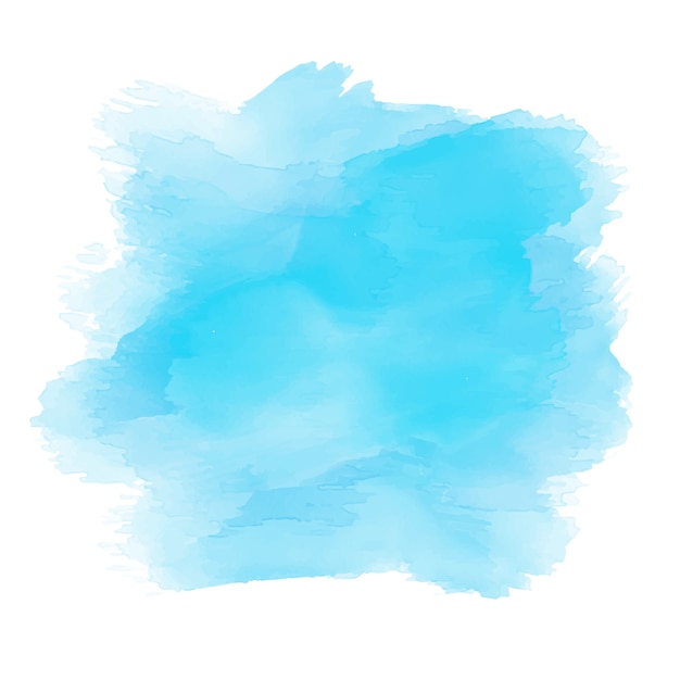 Vetor grátis aquarela em tons de azul