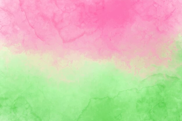 Aquarela fundo rosa e verde