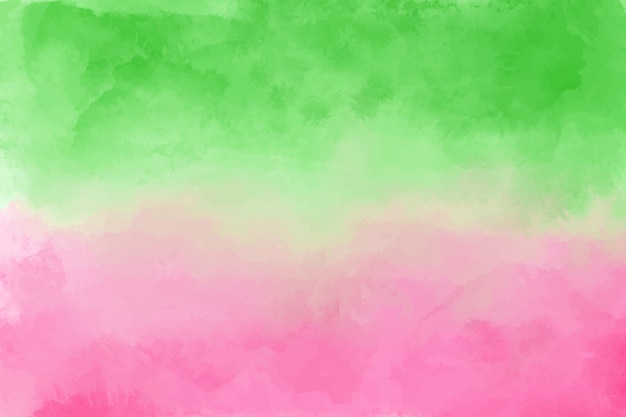 Vetor grátis aquarela fundo rosa e verde