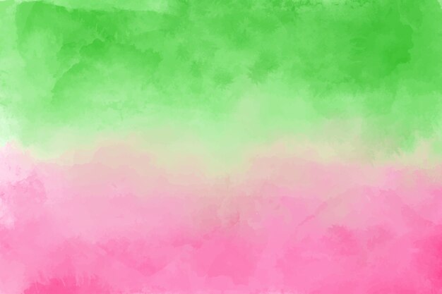 Aquarela fundo rosa e verde