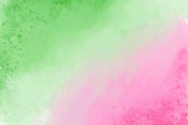 Vetor grátis aquarela fundo rosa e verde