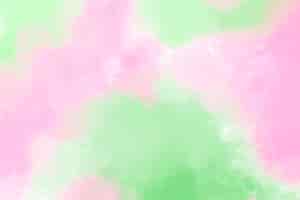 Vetor grátis aquarela fundo rosa e verde