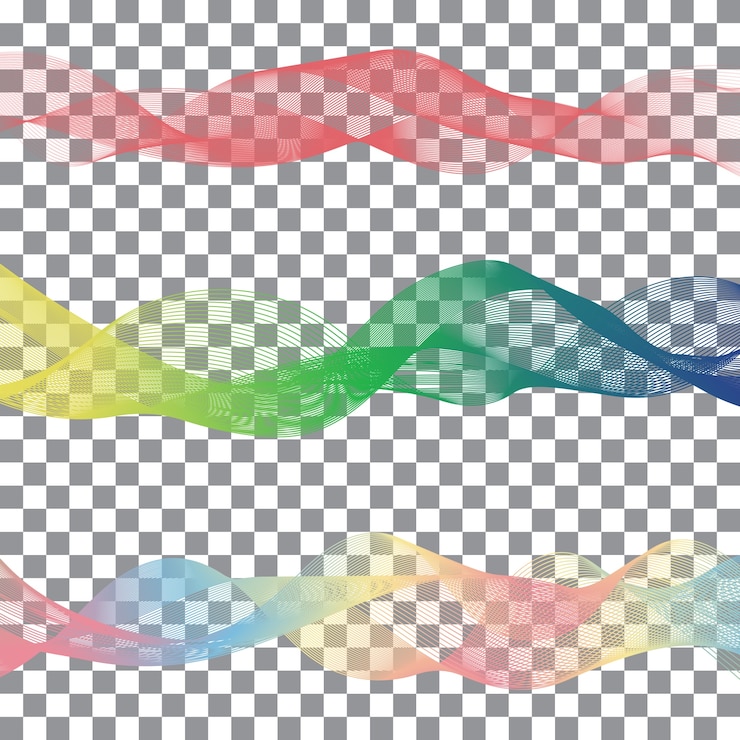 Vetor grátis arco íris, fita, abstratos, formas, branca, fundo