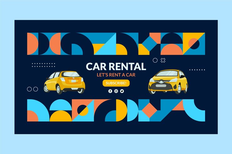 Vetor grátis arte do canal do youtube para aluguel de apartamento