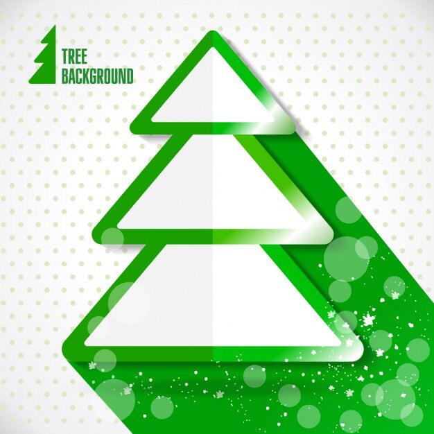 Vetor grátis árvore absrtact backgroundchristmass ilustração
