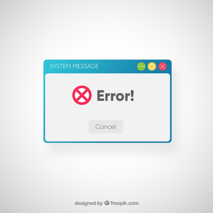 Vetor grátis aviso moderno pop-up com design plano