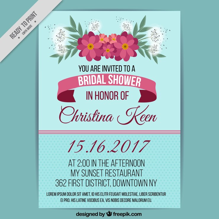 Vetor grátis bachelorette fantástico com flores bonitas