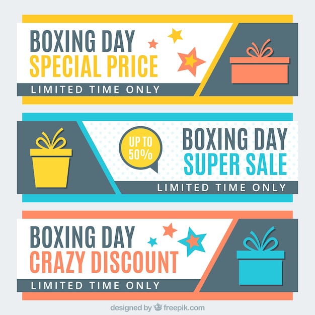 Bandeiras modernas boxing day de preços especiais