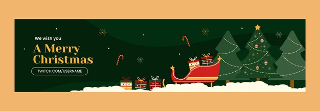 Banner de contração da temporada de natal