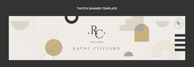 Banner de contração de boutique de design plano