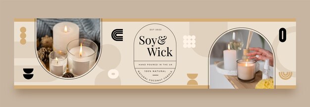 Banner de contração de boutique minimalista de design plano