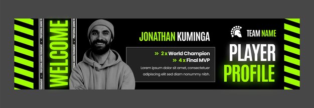Banner de contração do conceito de jogo de design plano