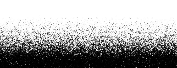 Vetor grátis banner de textura granulado pontilhado preto abstrato
