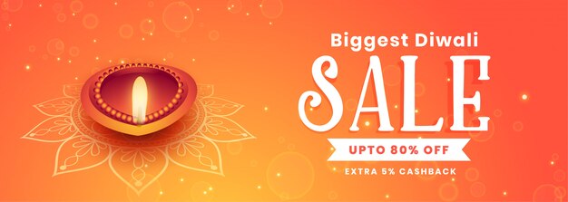 Banner de venda festival linda feliz diwali