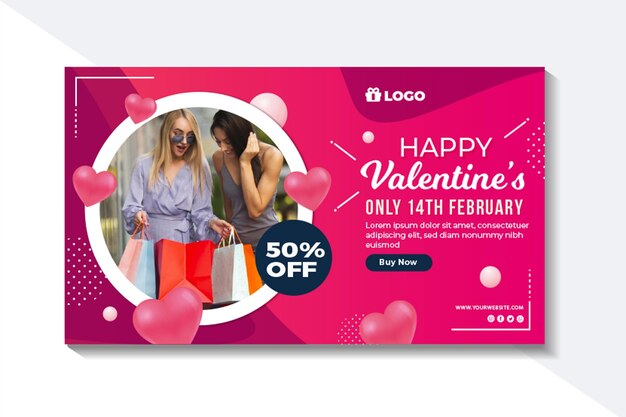 Banner de vendas do dia dos namorados com oferta