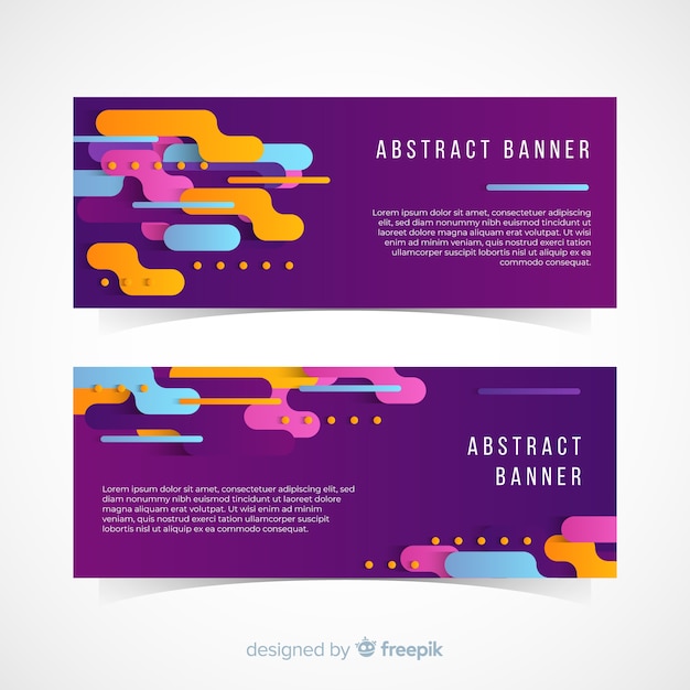 Banner design abstrato