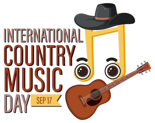 Banner do dia internacional da música country