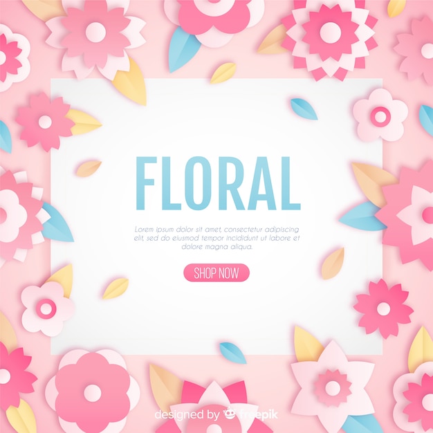 Banner floral