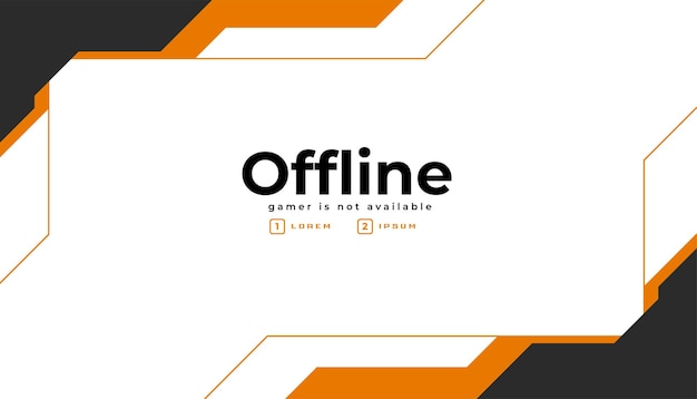 Vetor grátis banner moderno de esporte de jogos offline para vetor de mídia social