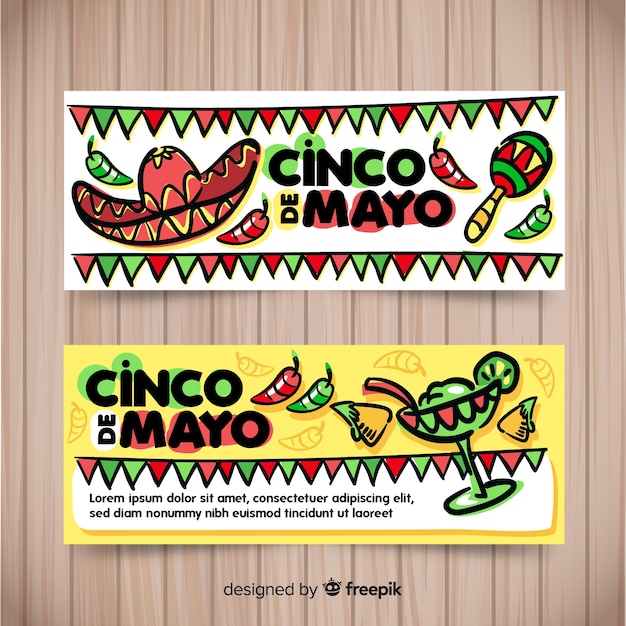 Banners cinco de mayo