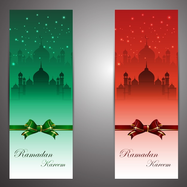 Banners ramadan fantásticas