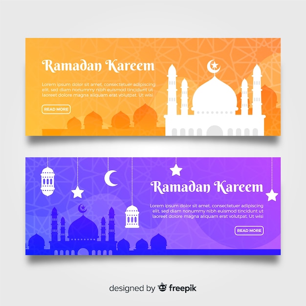 Banners ramadan plana