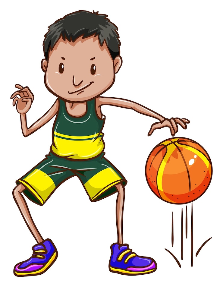 Vetor grátis basquetebol