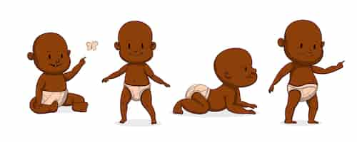 A Barriga Do Bebê Dos Desenhos Animados PNG , Desenho Pintado à Mão, Baby,  Crawl Imagem PNG e PSD Para Download Gratuito