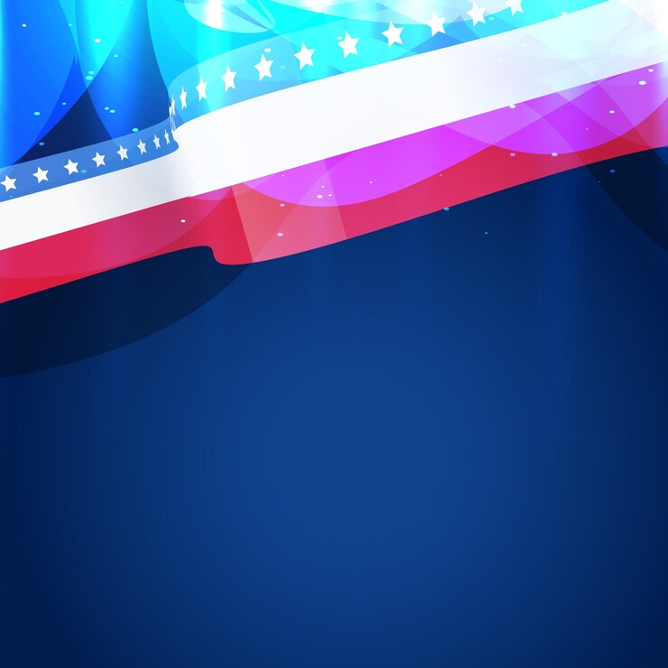 Vetor grátis belo design da bandeira da bandeira americana