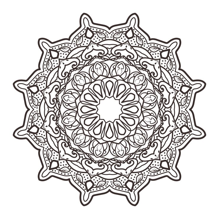 Belo fundo de mandala