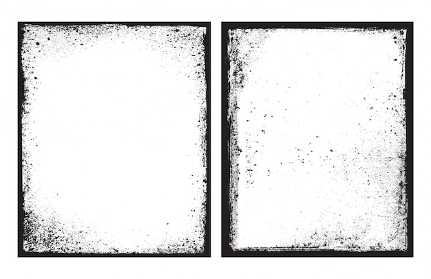 Black frame grunge textura