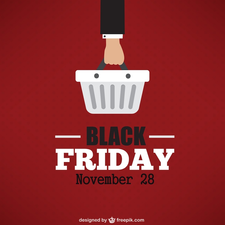 Vetor grátis black friday fundo vector