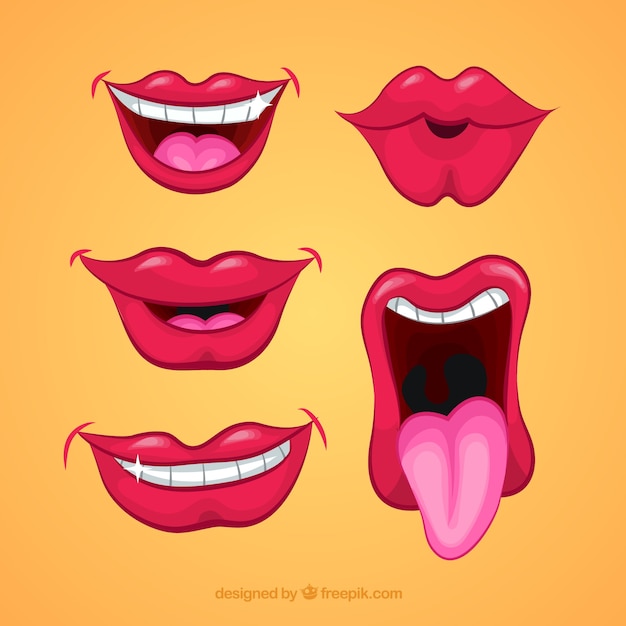 Vetores de Bocas De Desenhos Animados Expressão Facial Surpreendeu A Boca  Com Choque De Dentes Gritando Sorrindo E Mordendo O Lábio Ilustração Em  Vetor e mais imagens de Boca - iStock