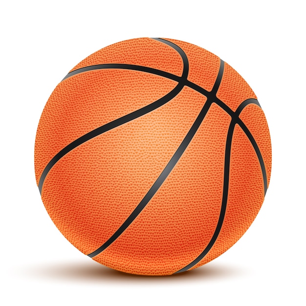 Bola de basquetebol isolada