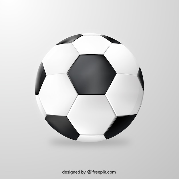 Bola de futebol realista