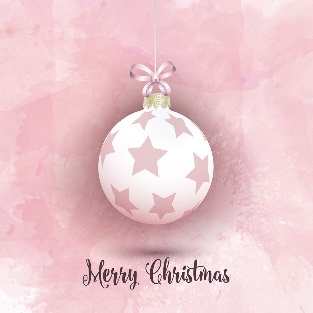 Bola de Natal rosa