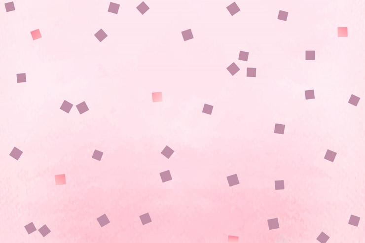 Vetor grátis bolinhas quadradas rosa