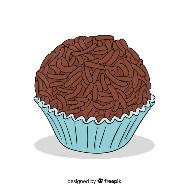 Desenho à Mão Desenhada ícone De Sobremesa De Bolo De Chocolate Com Morango  E Mille PNG , Encantador, Desenho Animado, Pintado à Mão Imagem PNG e Vetor  Para Download Gratuito