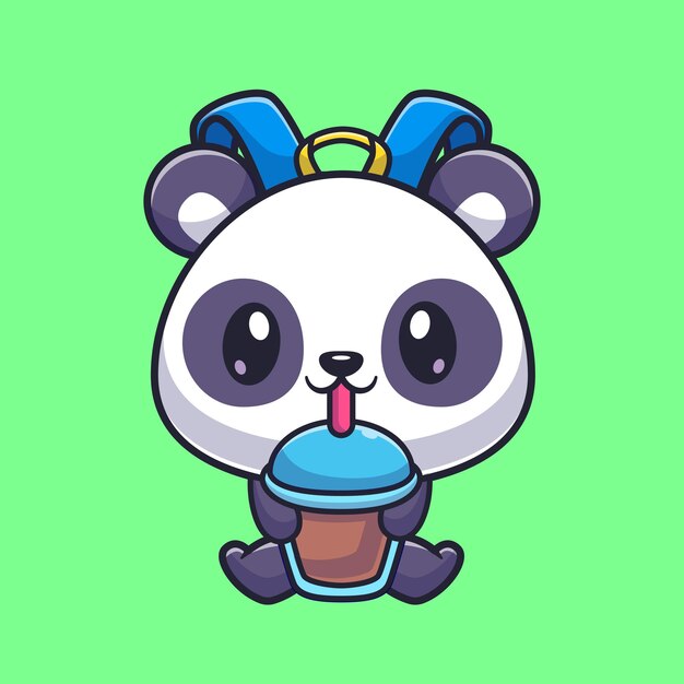 Vetor desenho animado estilo kawaii bonito panda comer bambu illustrati  imagem vetorial de sunnyws© 165212600