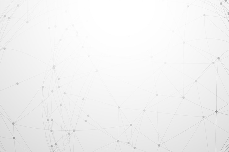 Vetor grátis branco com conexão de rede low poly