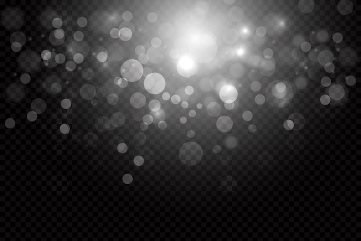 Vetor grátis brilhando fundo de sobreposição de bokeh