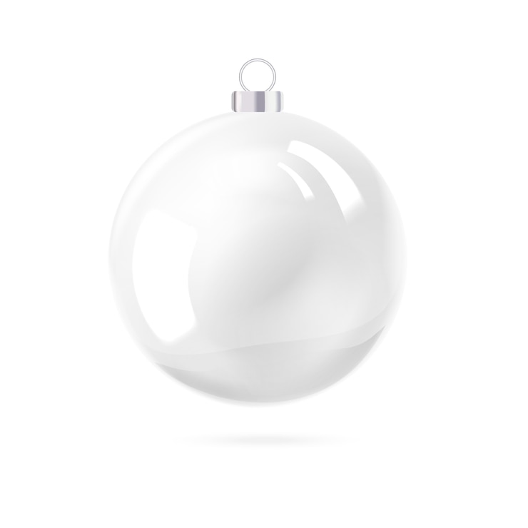 Vetor grátis brinquedo de natal de férias para pinheiro.