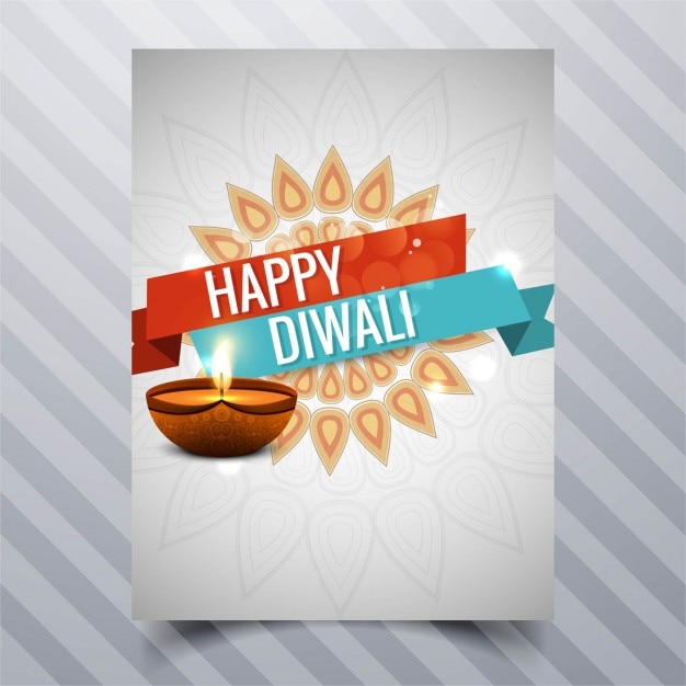 Brochura diwali feliz