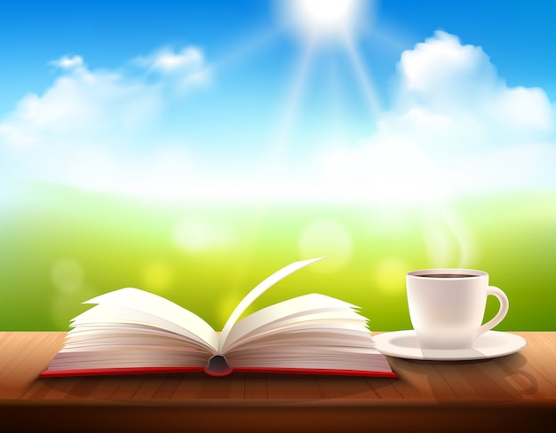 Café e livro