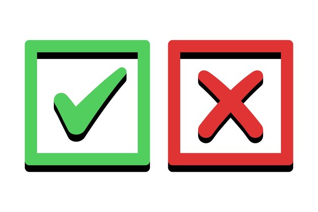 Caixas de verificação e cruzamento 3D