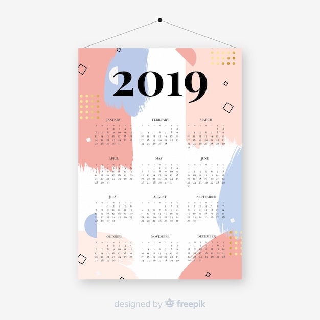 Calendário 2019