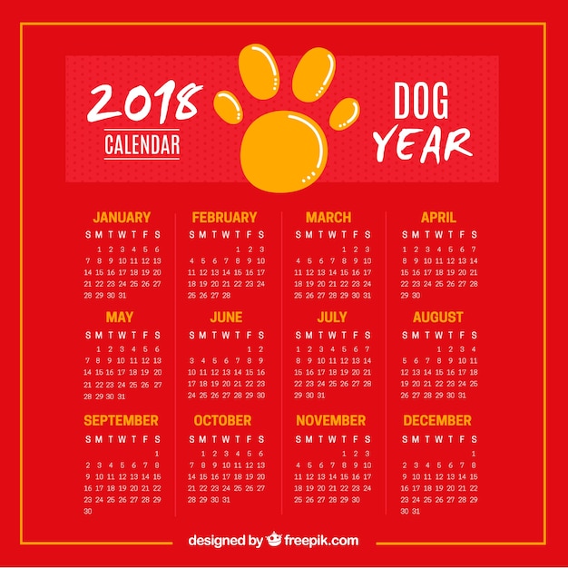 Vetor grátis calendário chinês de ano novo