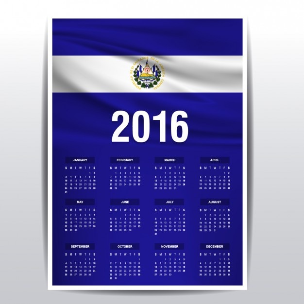 Calendário de el salvador 2016