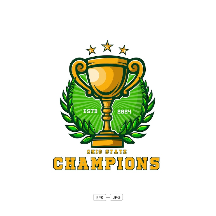 Vetor grátis campeonatos de design de logotipo vector da liga