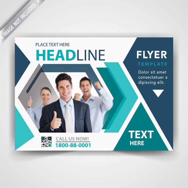 Vetor grátis capa de folheto moderno comercial